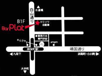 Bar Plat map