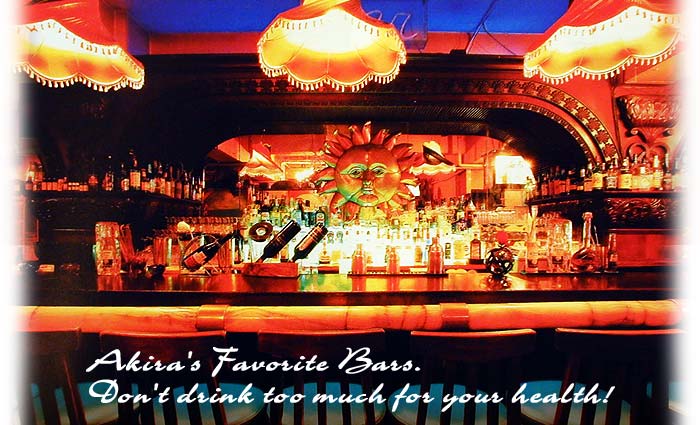 Akira's Favorite Bars.